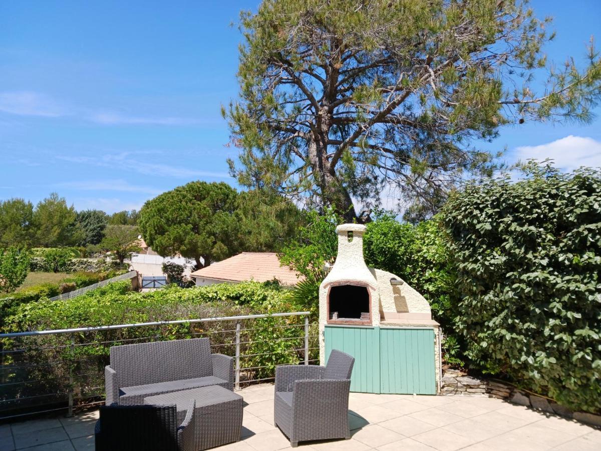 Ferienwohnung T3 Rez de Jardin,Piscine Privée Saint-Cyr-sur-Mer Exterior foto